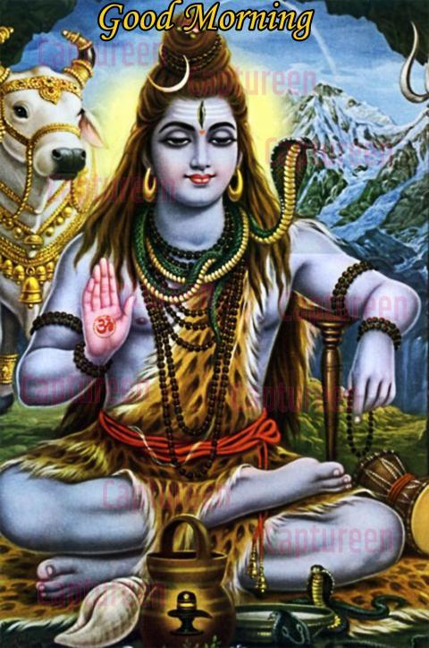 Shiv Image Good Morning Wishes for a Spiritual Start