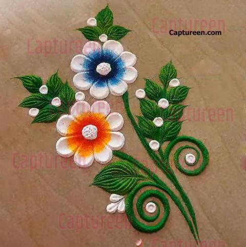 rangoli design bel