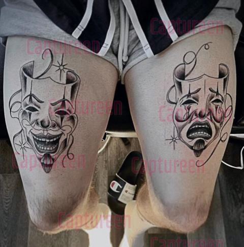 smile now cry later tattoo designs