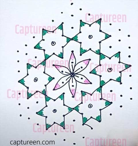 rangoli dot paper