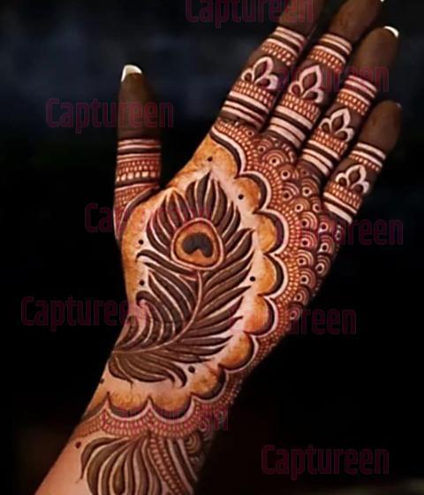 mehndi fancy design photo