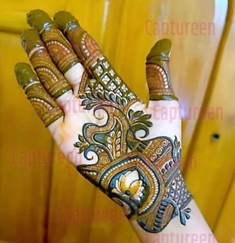 royal simple mehndi designs