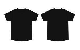 t shirt blank front and black png photo and picture