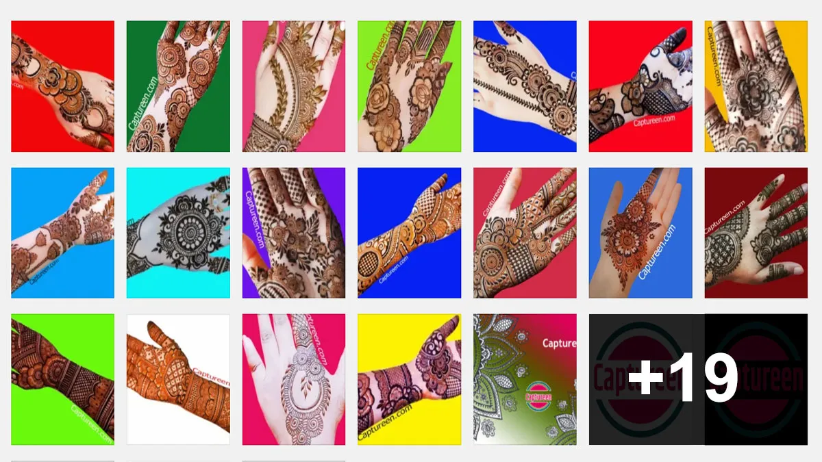 মেহেন্দি ডিজাইন (Mehndi Designs) ফটো