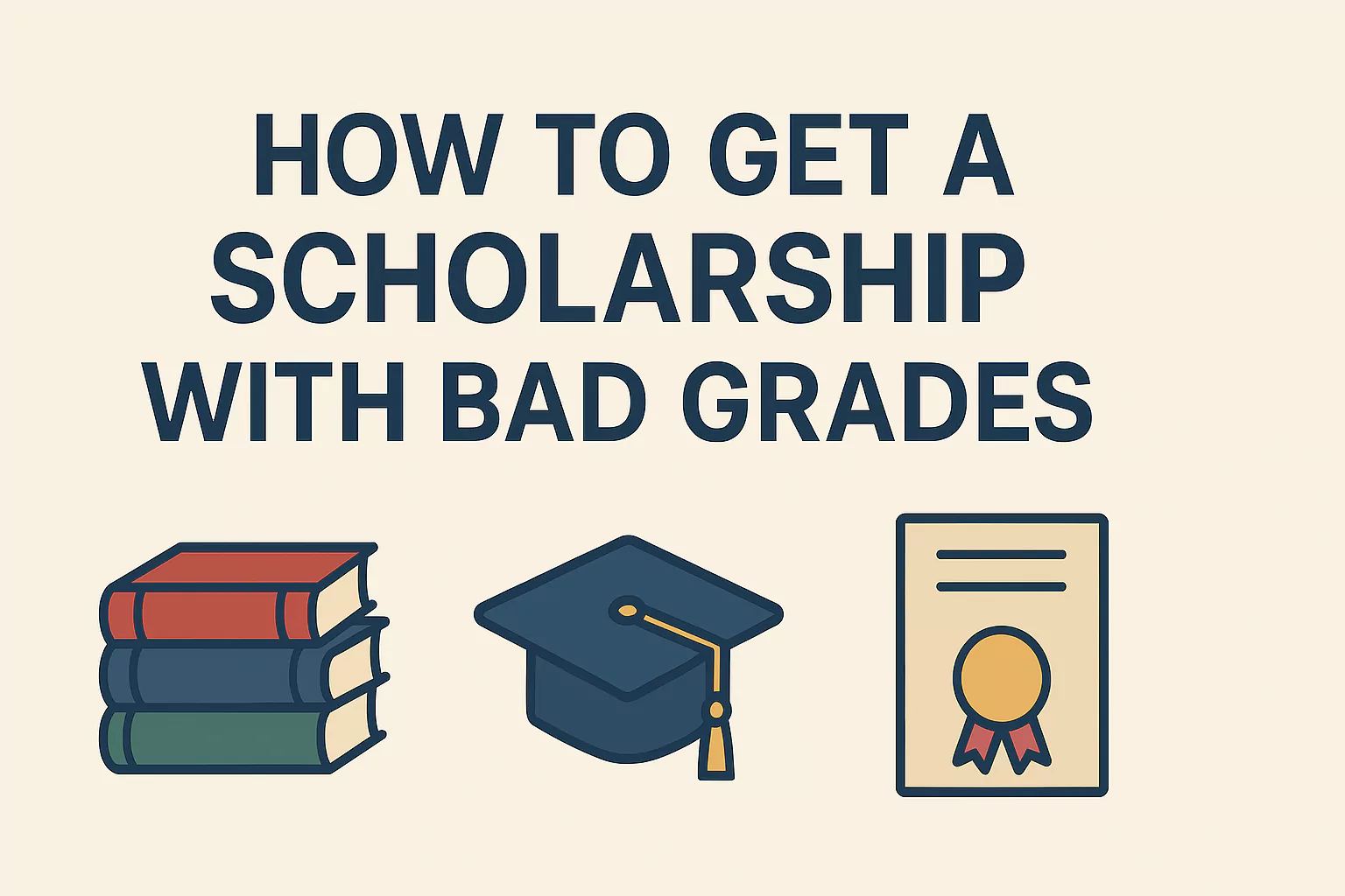 How to Get a Scholarship with Bad Grades