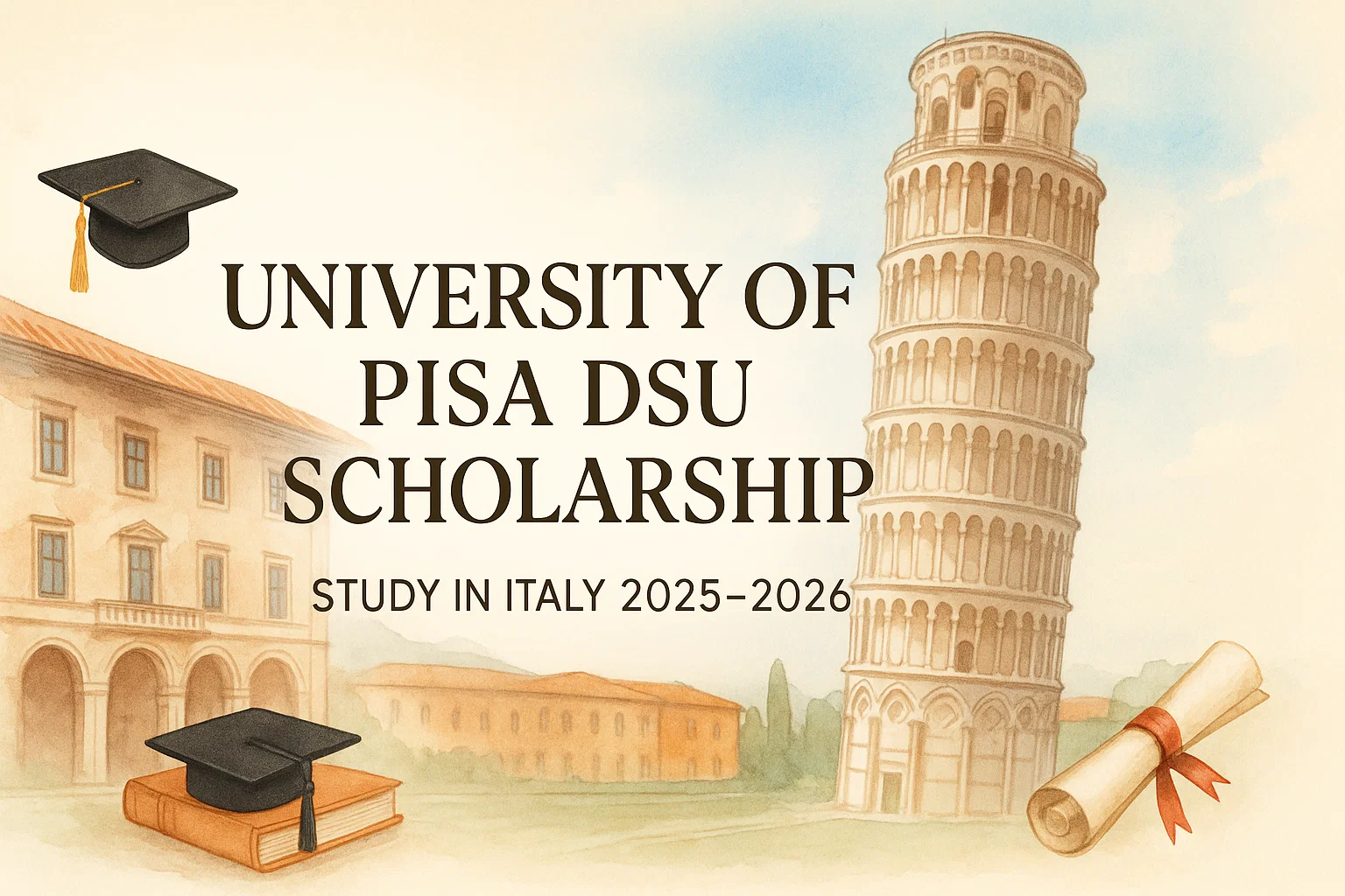 University of Pisa Italy DSU Scholarship 2025-2026