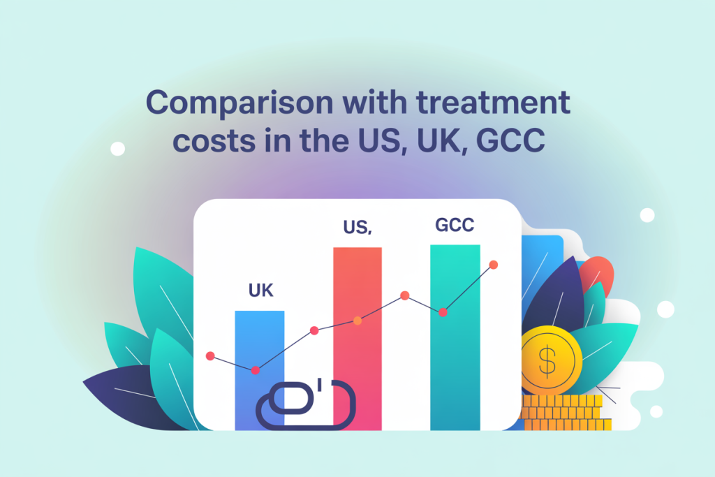 Image of Comparison with Treatment Costs in the US UK GCC Comparison with Treatment Costs in the US UK GCC photo and picture
