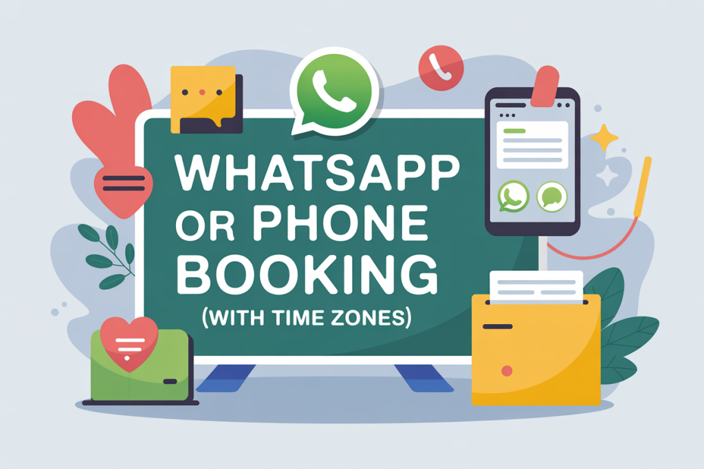 Image of WhatsApp or Phone Booking WhatsApp or Phone Booking photo and picture