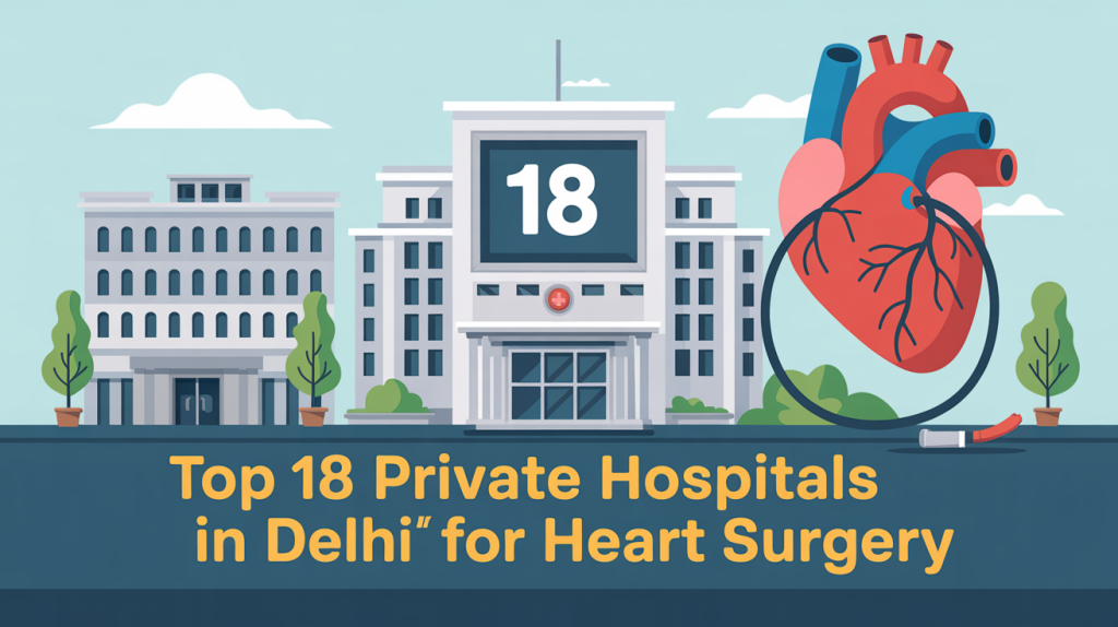 Image of Top 18 Private Hospitals in Delhi for Heart Surgery Top 18 Private Hospitals in Delhi for Heart Surgery
